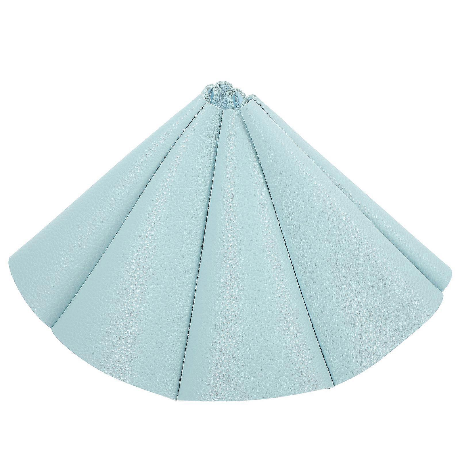 Table Lamp Shades Delicate Lampshade Craft Lamp Cover Adornment Adults Hexagonal Shape Blue 15X15X12CM Protect Lamp 1Pcs