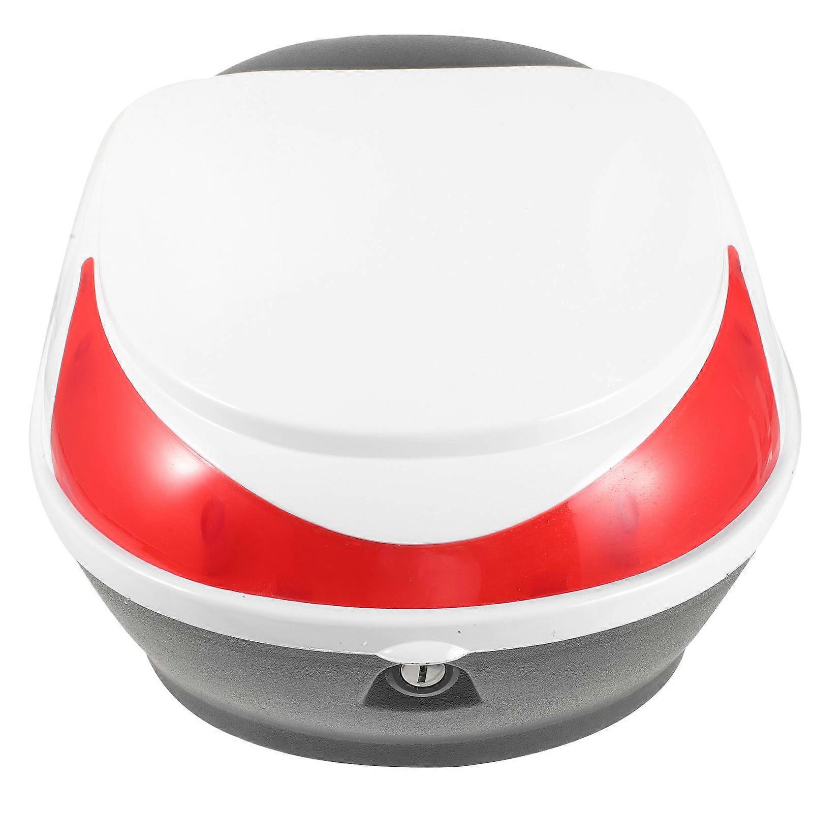 Motorbike Storage Case Motorcycle Tail Box For Riding Outdoor Activities 30x28x21cm Rectangular Simple 1 Set