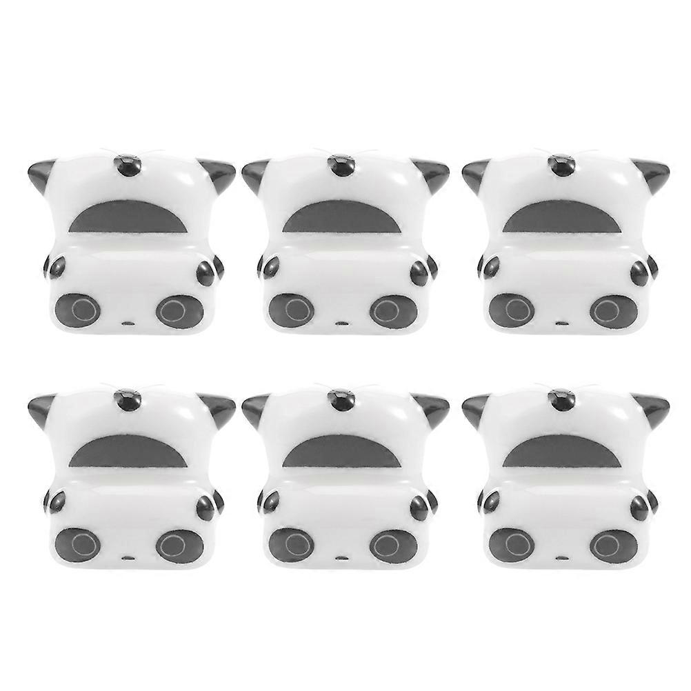 Reusable Chopstick Rest Adorable Ceramic Panda Chopsticks Rest Rack Stand Tableware Holder Home Use 6Pcs