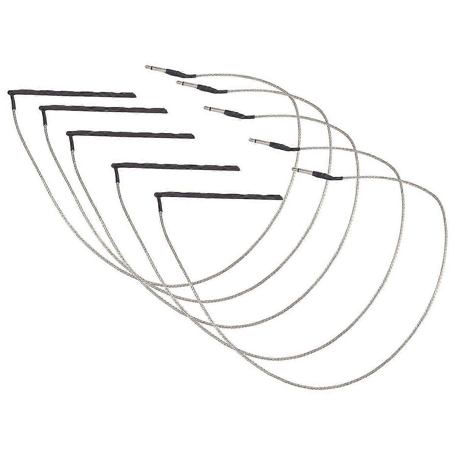 5 pcs Bendable Acoustic Guitar  ducer Sensitivity Piezo Bridge Pickup Cable