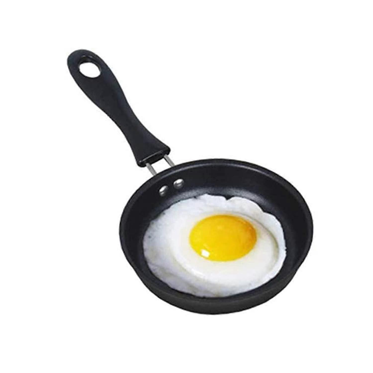 Mini Induction Frying Pan - 4.7" Nonstick Egg Pan for Gas & Induction (Single Unit)