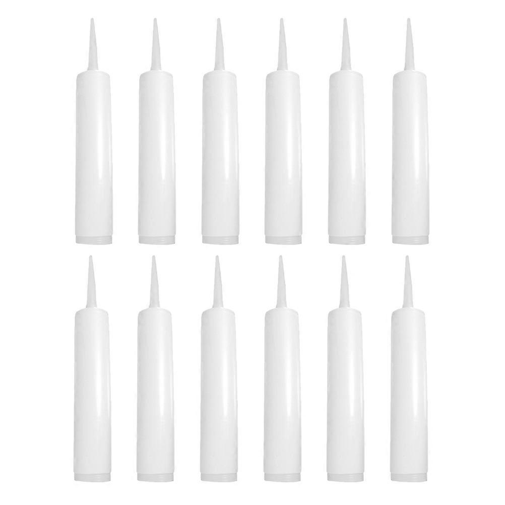 Sealant Tube Organizer Refillable Caulk Tube Reusable Portable for Handymen 12Pcs