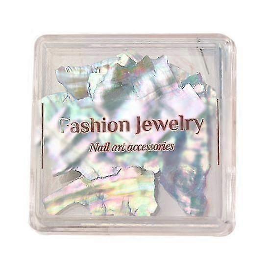 1 Box Nail Sequins Wide Application Decorative Sparkling Good DIY Art Irregular Shell Pieces Decorations for Salon