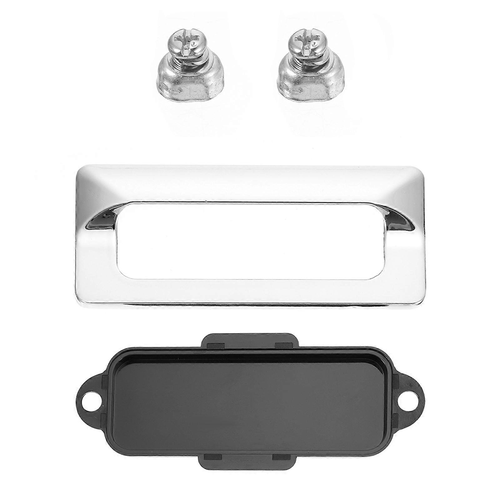Cupboard Pull Handle Closet Handle Invisible Drawer Pull Durable Practical 2pcs