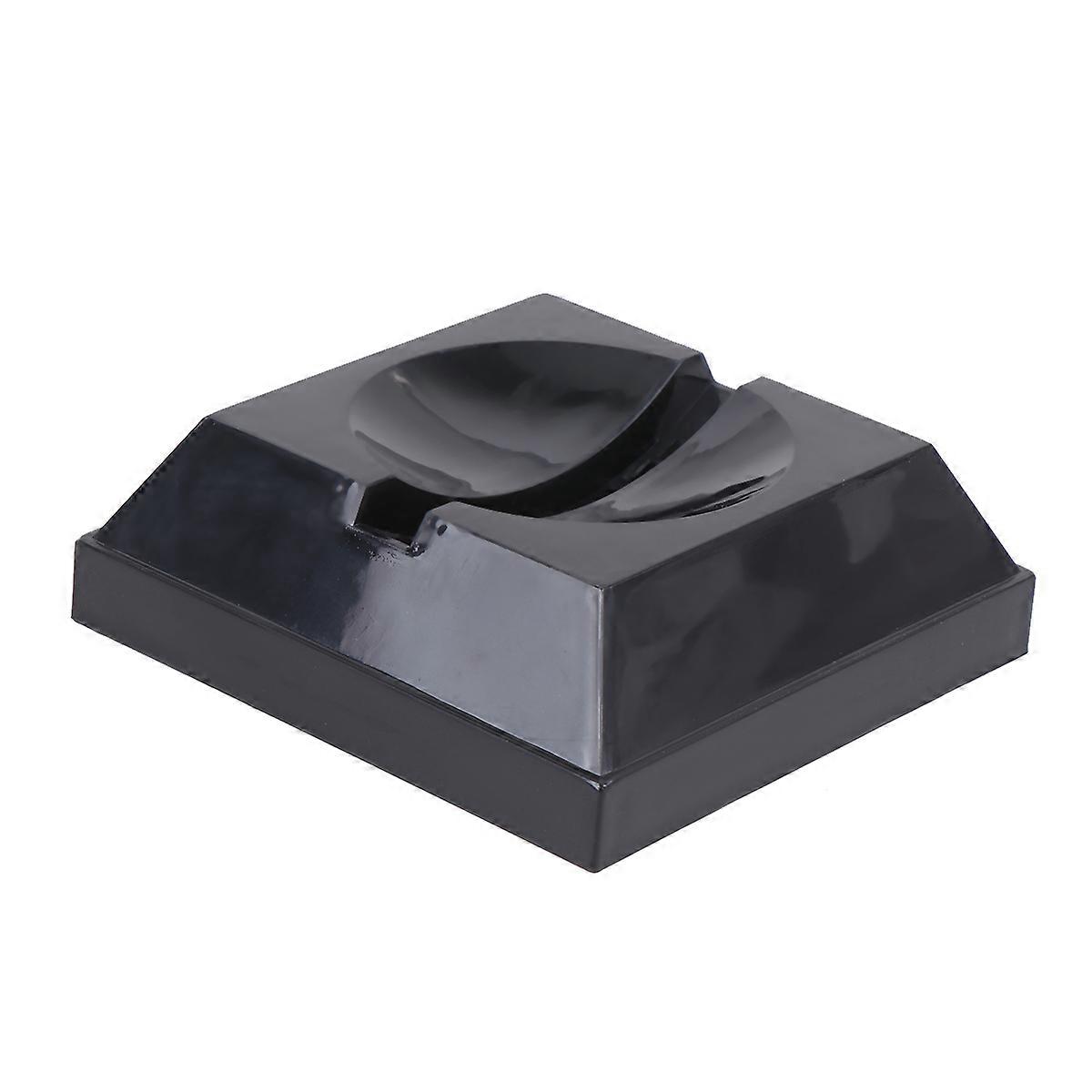 Sphere Stand Display Holder Support Base Soccer Volleyball Basketball Football Rugby Ball Square Base Black 1Pcs
