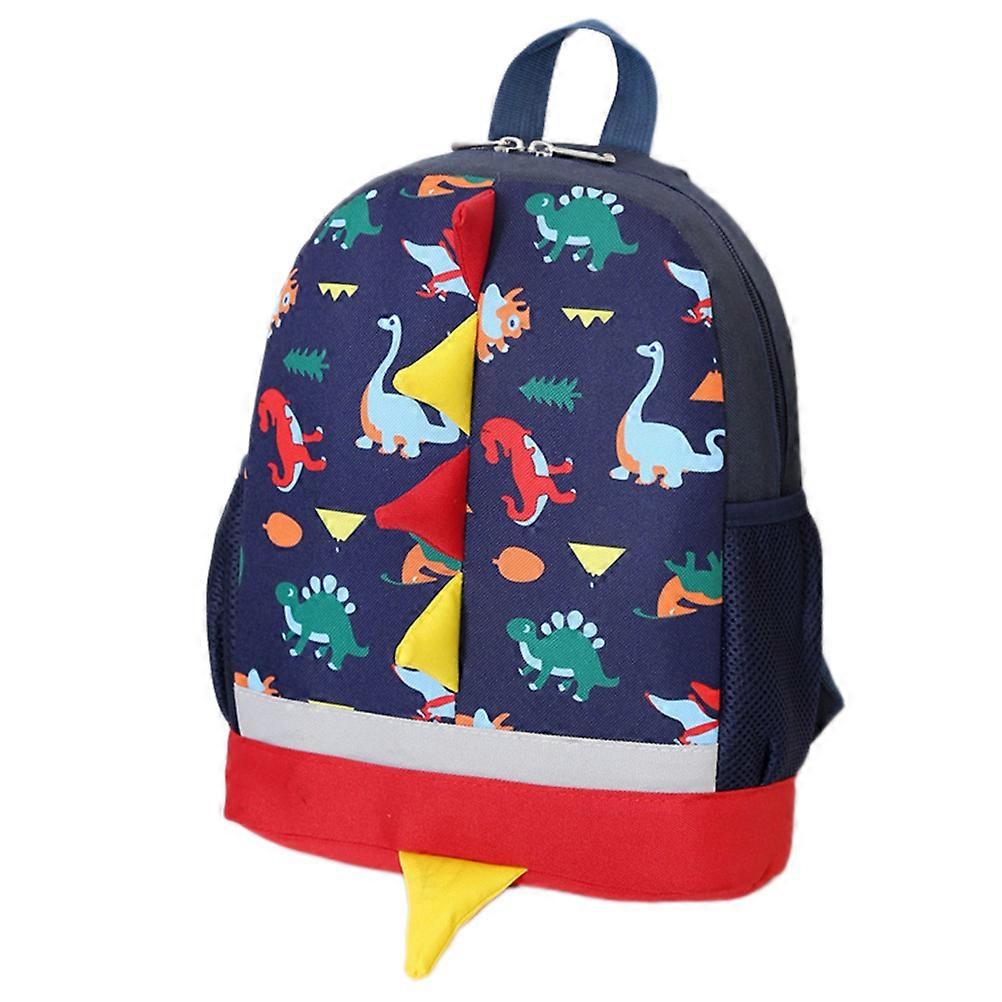 Children Backpack Cartoon Book Bag for Storage 1Pcs Blue Durable Nylon
