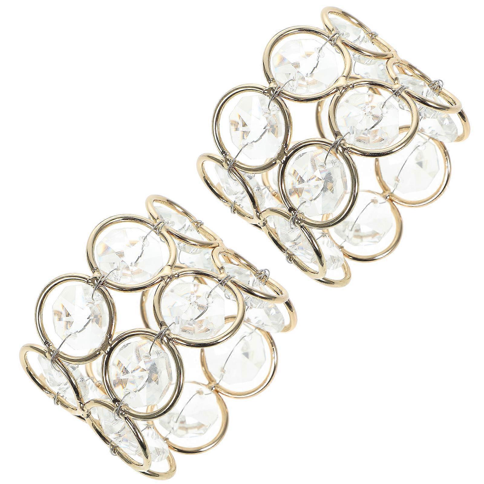 Unique Napkin Rings Decorative Serviette Ring New Years Hotel 2Pcs