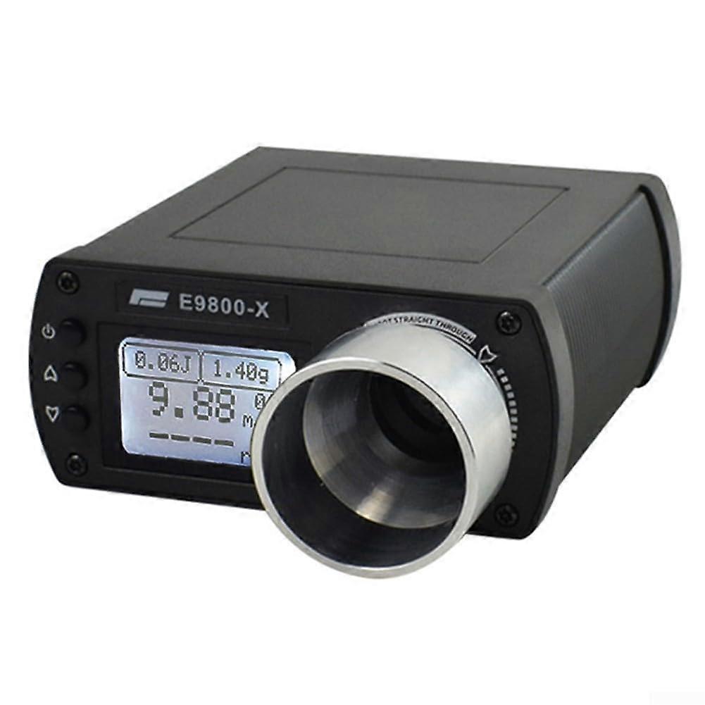 HighPower Speed Tester LCD Screen Chronograph Measuring Instrument Black Chronoscope Speed Measurement Tool