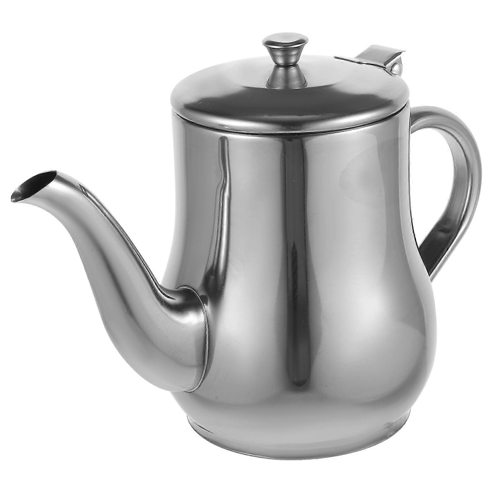 حاوية شحوم للمطبخ وعاء زيت من الفولاذ المقاوم للصدأ 21X15 سم 32 أونصة 1 قطعة