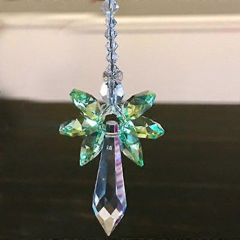 Rainbow Guardian Angel Crystal Sun Catcher