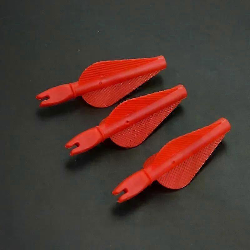 Red/Blue Color Plastic Nock Tail 8mm integrated Nock Tail Arrow feather Bow and Arrow Archery Equipment Used on 8mm Arrow Shaft