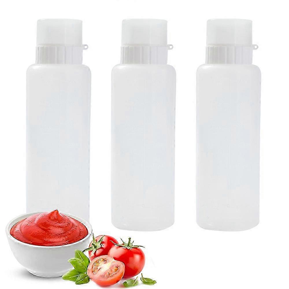 3 pcs Porous Squeeze Sauce Bottles