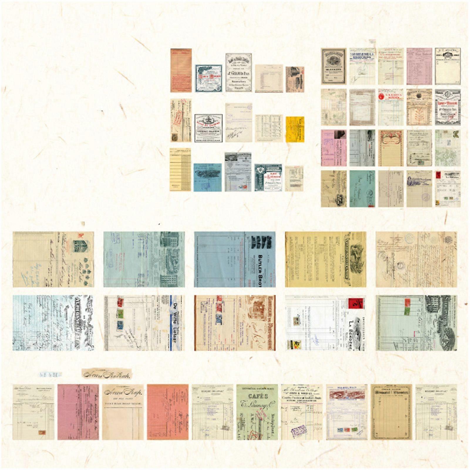 2025 Latest Model  100 Sheets Scrapbook Material Paper DIY Innovative