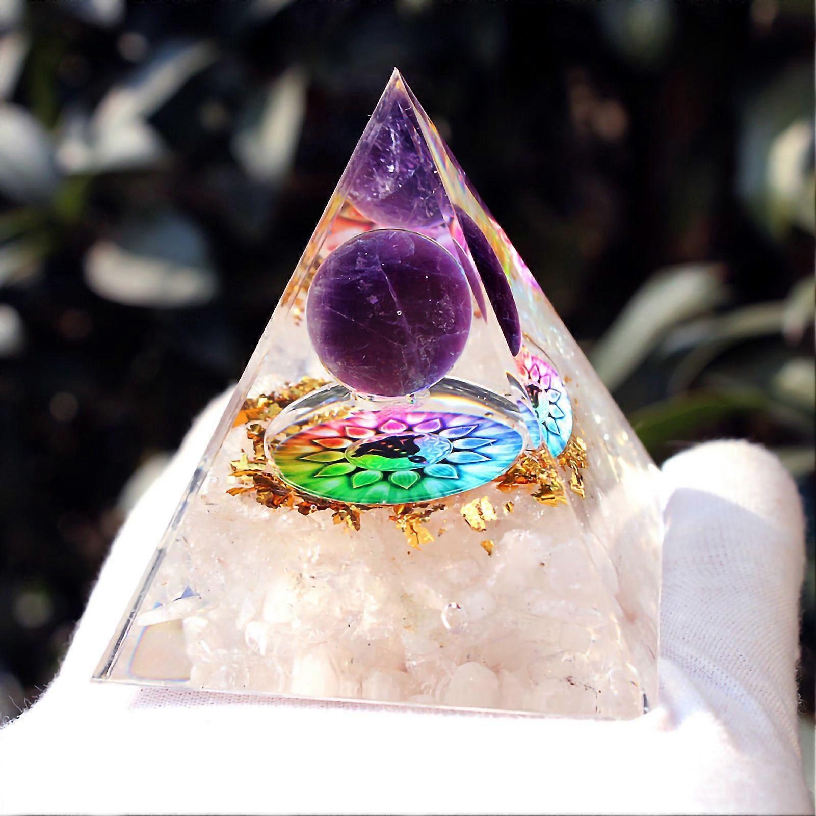 2025 Latest Model  Orgone Pyramid Epoxy Process Exquisite Beautiful 5cm