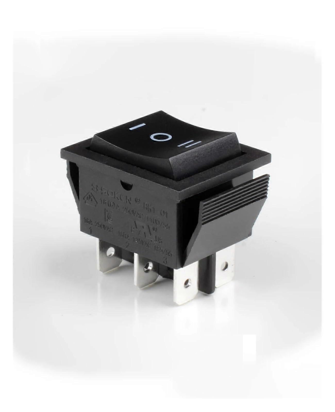 RK101 6 Feet ONOFF Switch With Hat Red/Green Light Equipment Switch Control Switch (ONOFFON)