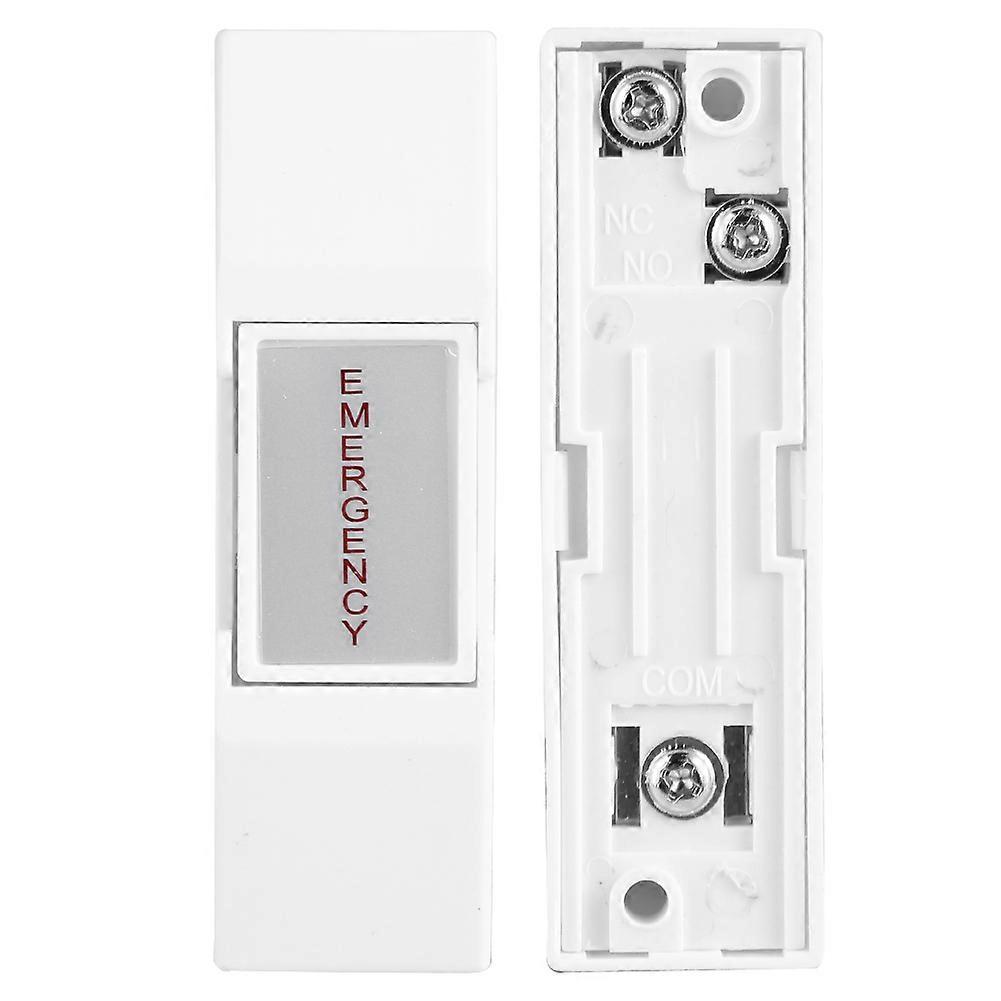 5Pcs 12-24V Electric Door Emergency Exit Closed Momentary Push Button Switch for Door Access Control System