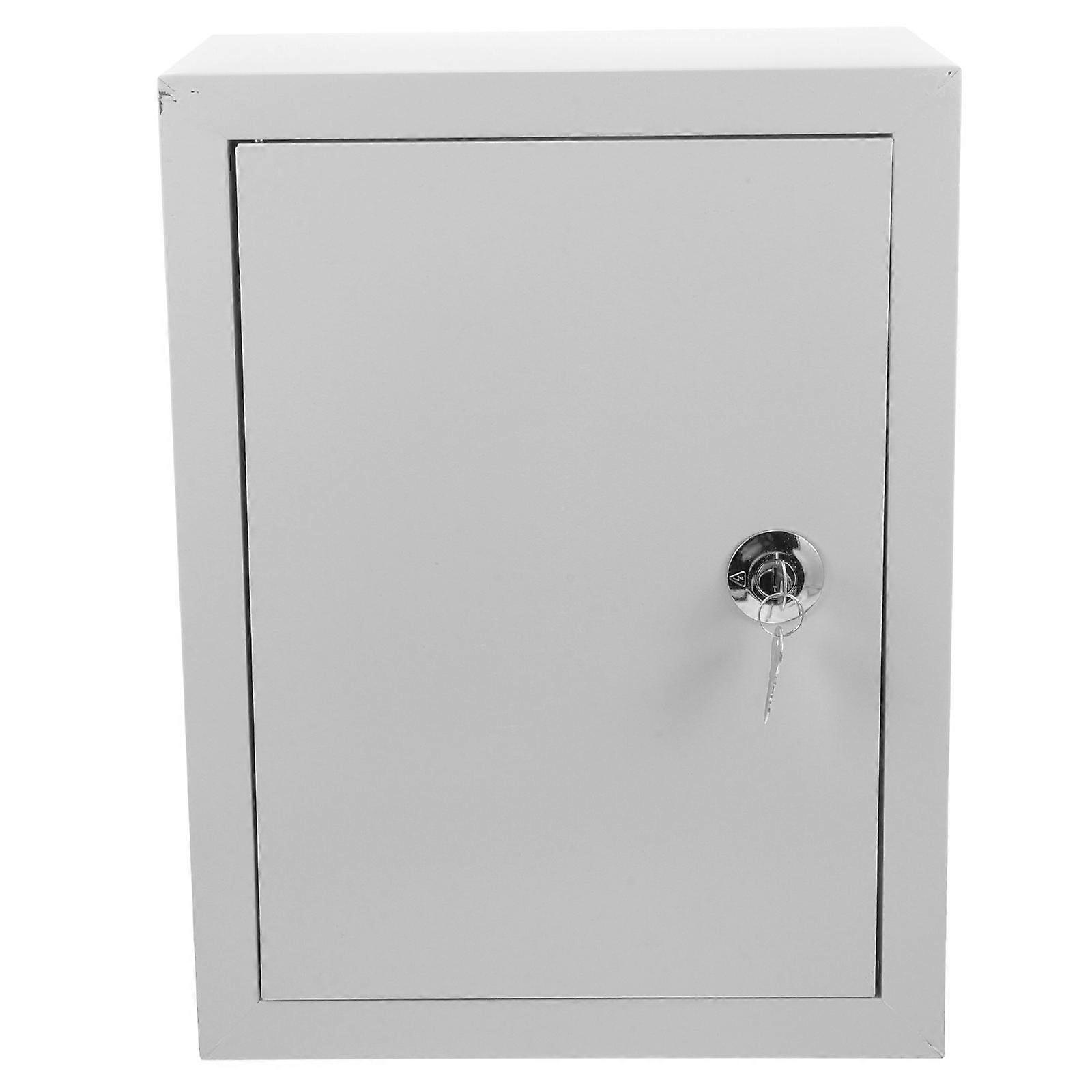 Breaker Box Weather Proof Electrical Box for Home Silver Aluminum Material