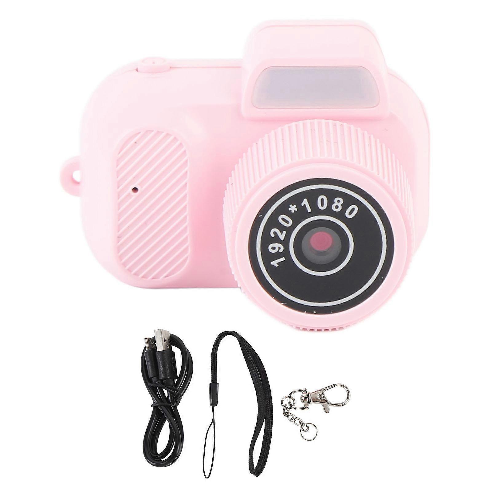 Compact Digital Camera with 0.96" Screen, 3760x2128 Resolution, 1080P Video - Rose