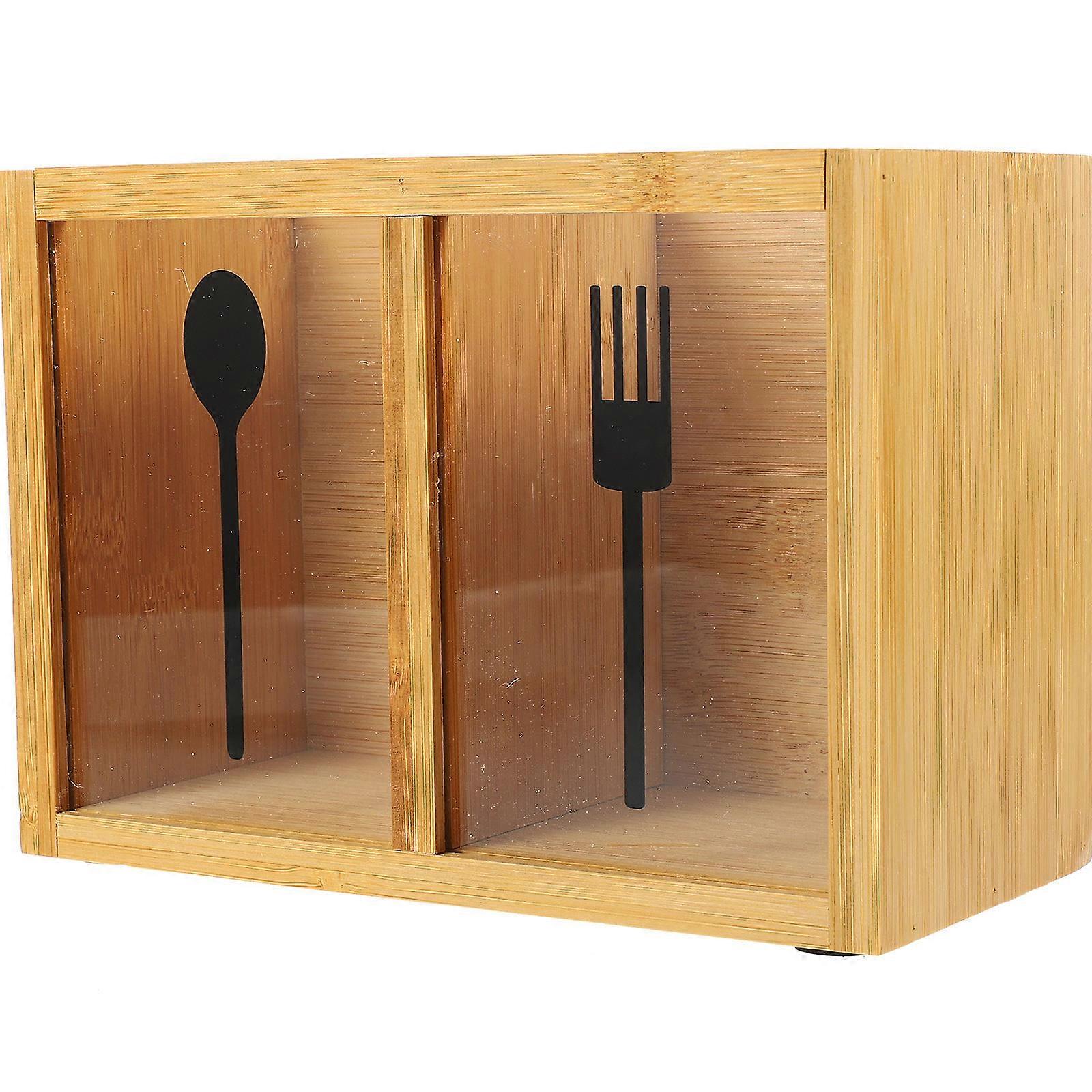 Organizer Utensils Holder Minimalist Style Home Organization 7.1×5.1×3.5in Rectangular Design 1Pack