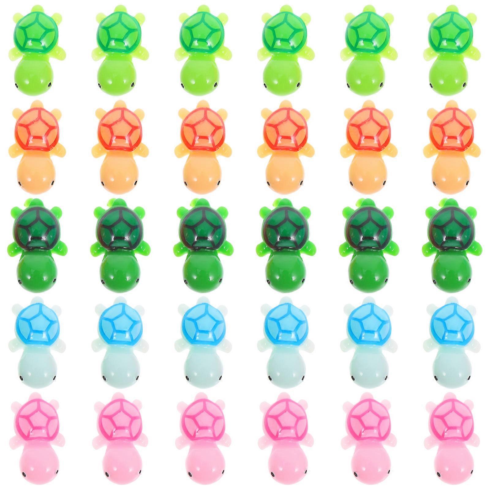 Miniature Turtle Ornaments Resin Crafts for Decoration 30Pcs Set