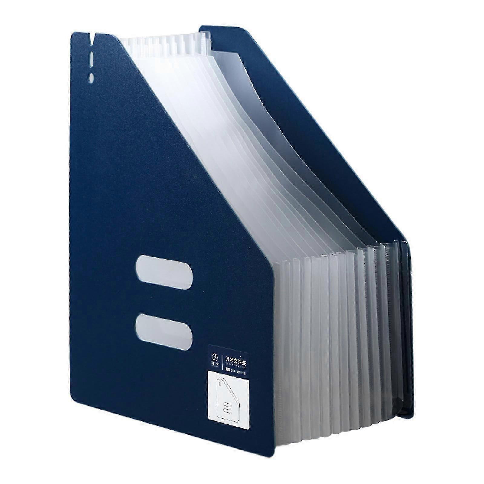 Multi-Layer A4 File Storage Bag - Portable Horizontal & Vertical Organizer Folder for Students - Colorful Document Holder