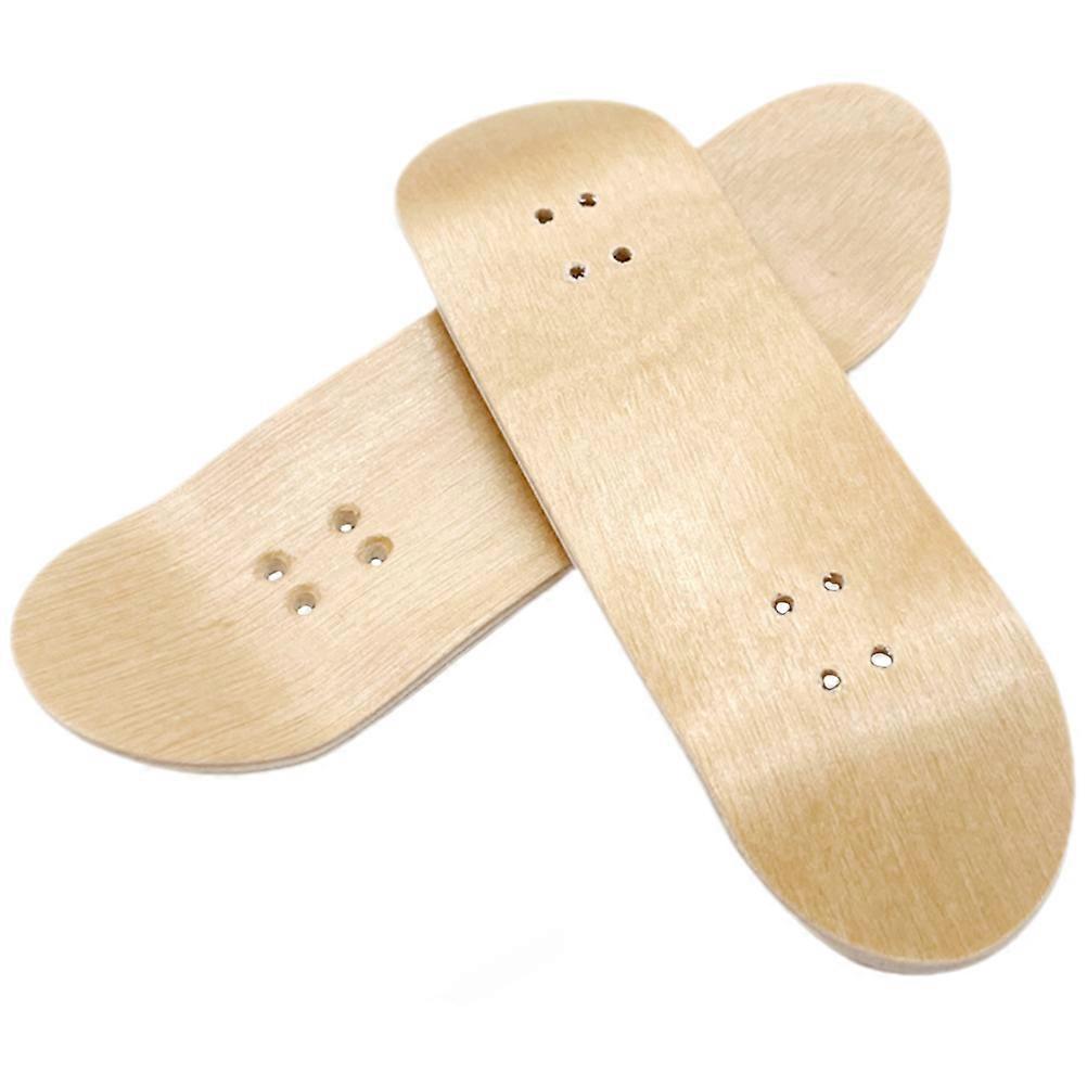 Smooth Polished Finger Skateboard Deck Replacement Lightweight 2Pcs