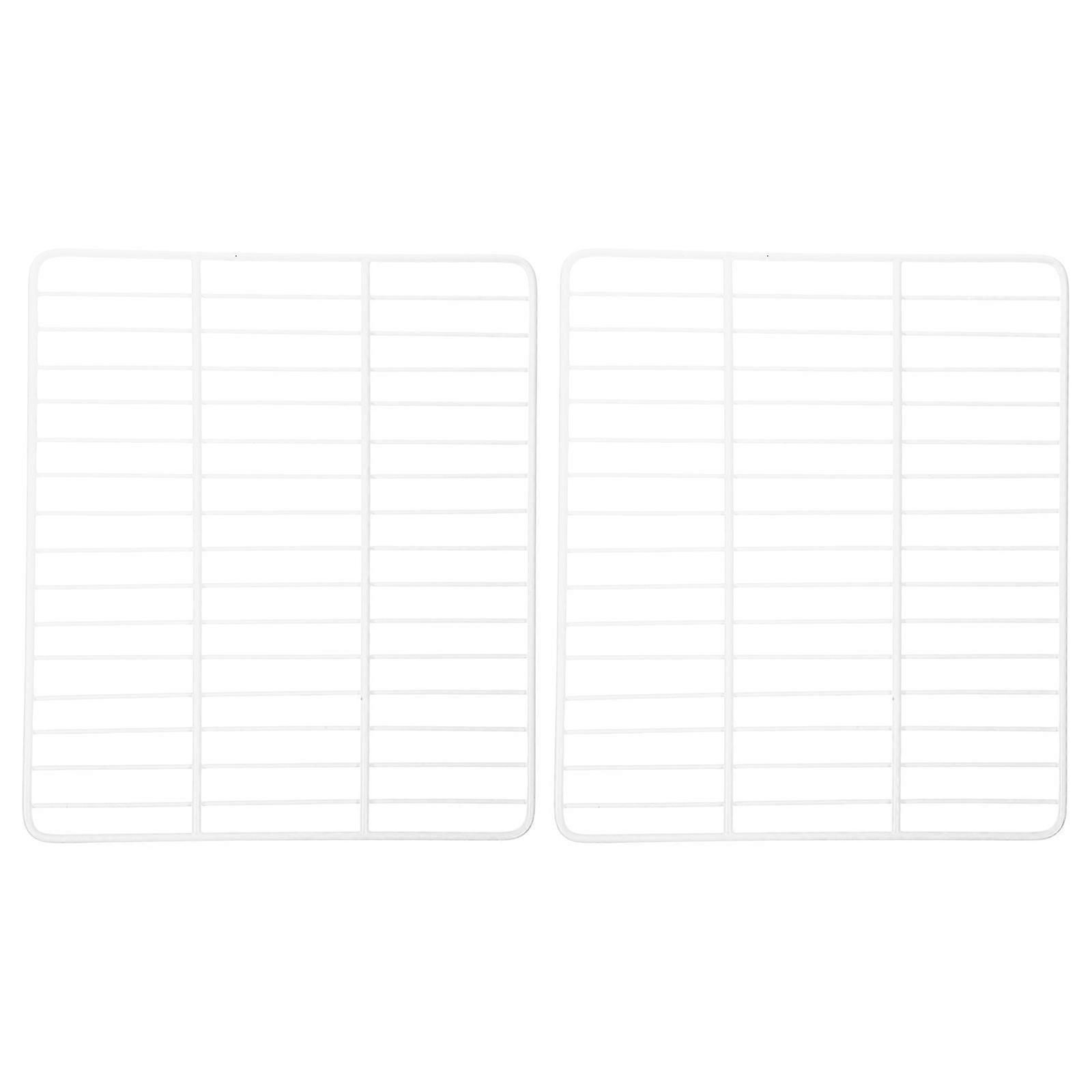 Shelf For Freezer Dividers Metal Freezers Space Optimization High Loadbearing Capacity 15.2×13.2×0.1in 2Pack