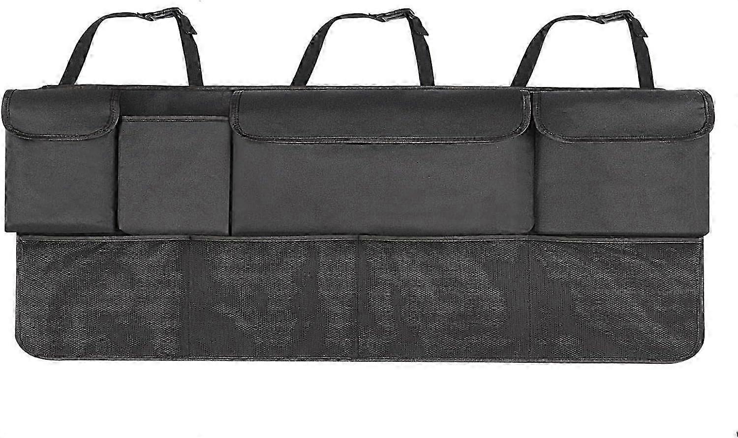 Foldable Car Trunk Organiser with Multi-Pockets - Durable Storage Net for UK Families