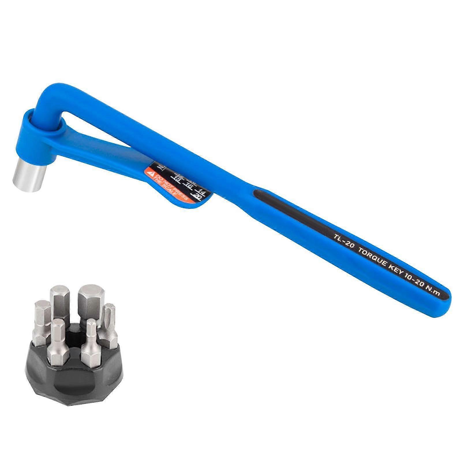 Torque Wrench Set 3-20 Nm, Adjustable, Non-Slip Grip, Drive Torque Wrench, TL-20 D-Handle Set