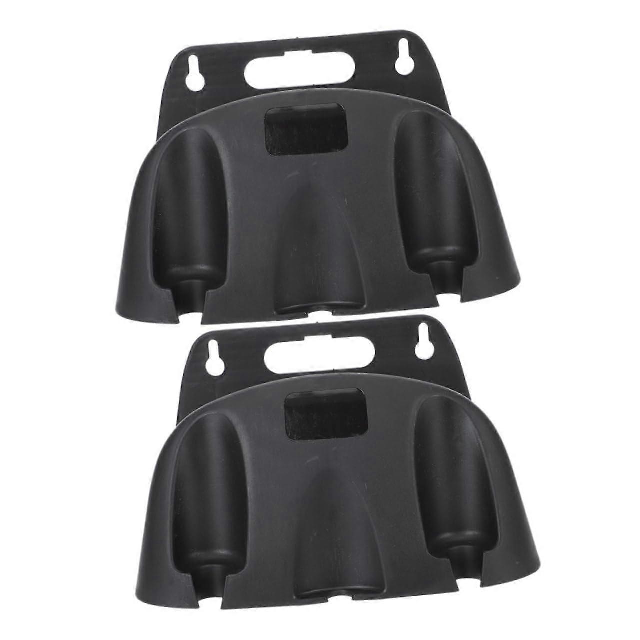Wall-Mounted Garden Hose Holder Made of Durable Plastic, 2-Pack with Extra Support to Prevent Sagging and Extend Lifespan