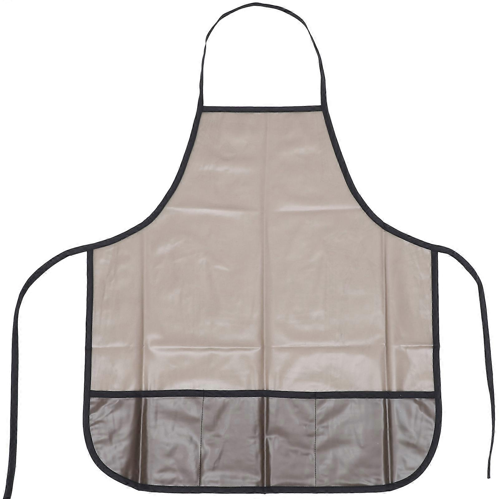 Here's a polished and professional product description based on the title you provided:
**Hairdresser Apron with Pocket – Oil Proof Hairdressing