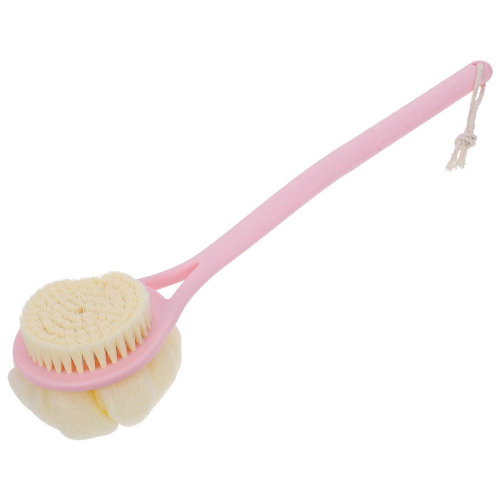 Body Exfoliator Round Net-Shaped Bath Ball Practical For Bathroom Use Adults Material Long Handle Shower Ball 1Set