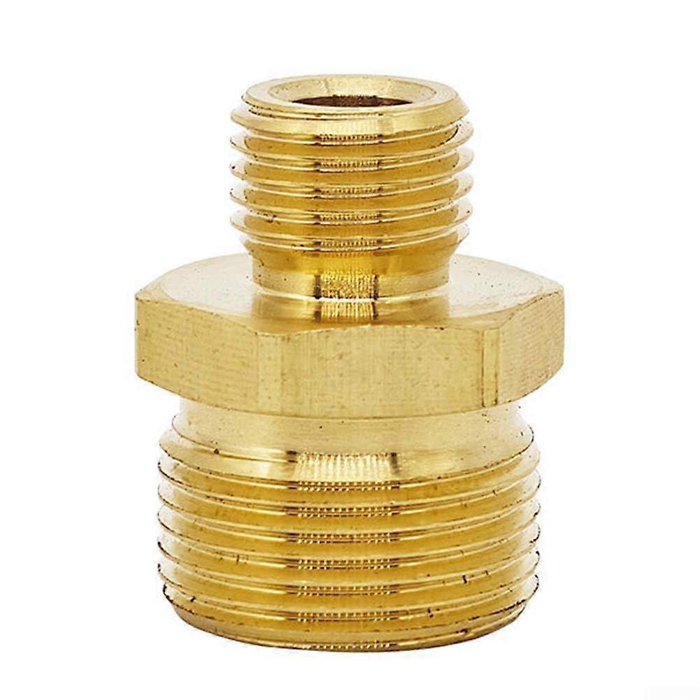Brass Washing Machine Adapter 22mm Outside to 15mm Internal Connector