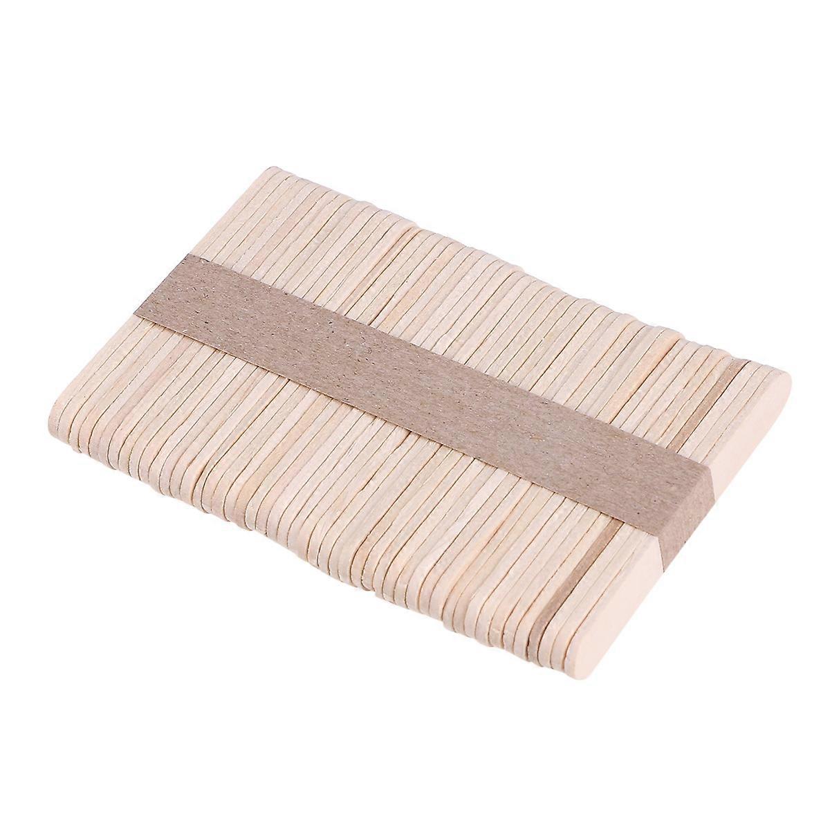 50PCS DIY Wooden Craft Sticks for Model Making, Smooth Finish, Bright Colors for Creative Arts and Crafts Projects