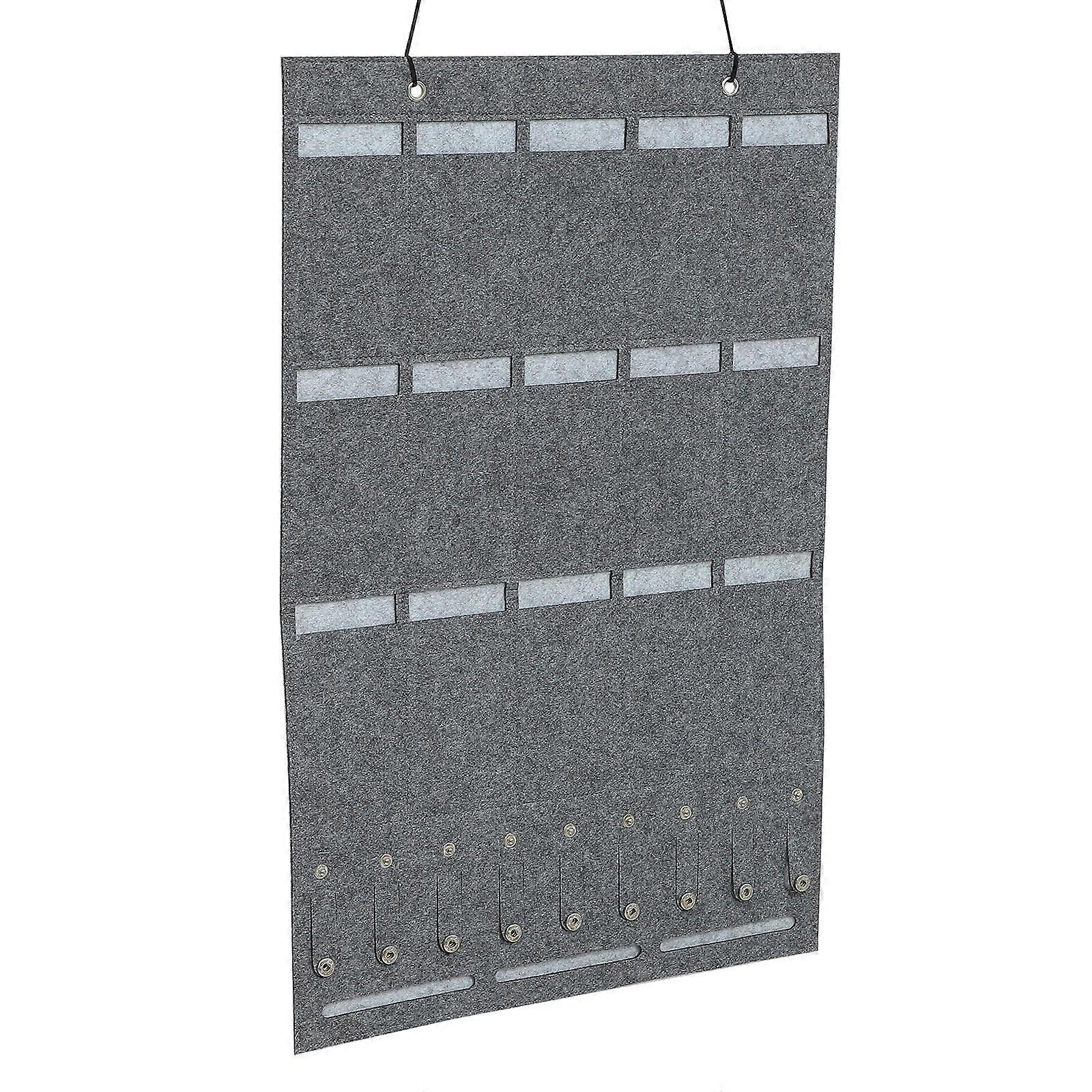 Hanging Storage Organizer for Sunglasses, Watches & Jewelry – Woven Cloth Display Rack, Space Saving & Decorative Multi Purpose Holder for Home Use