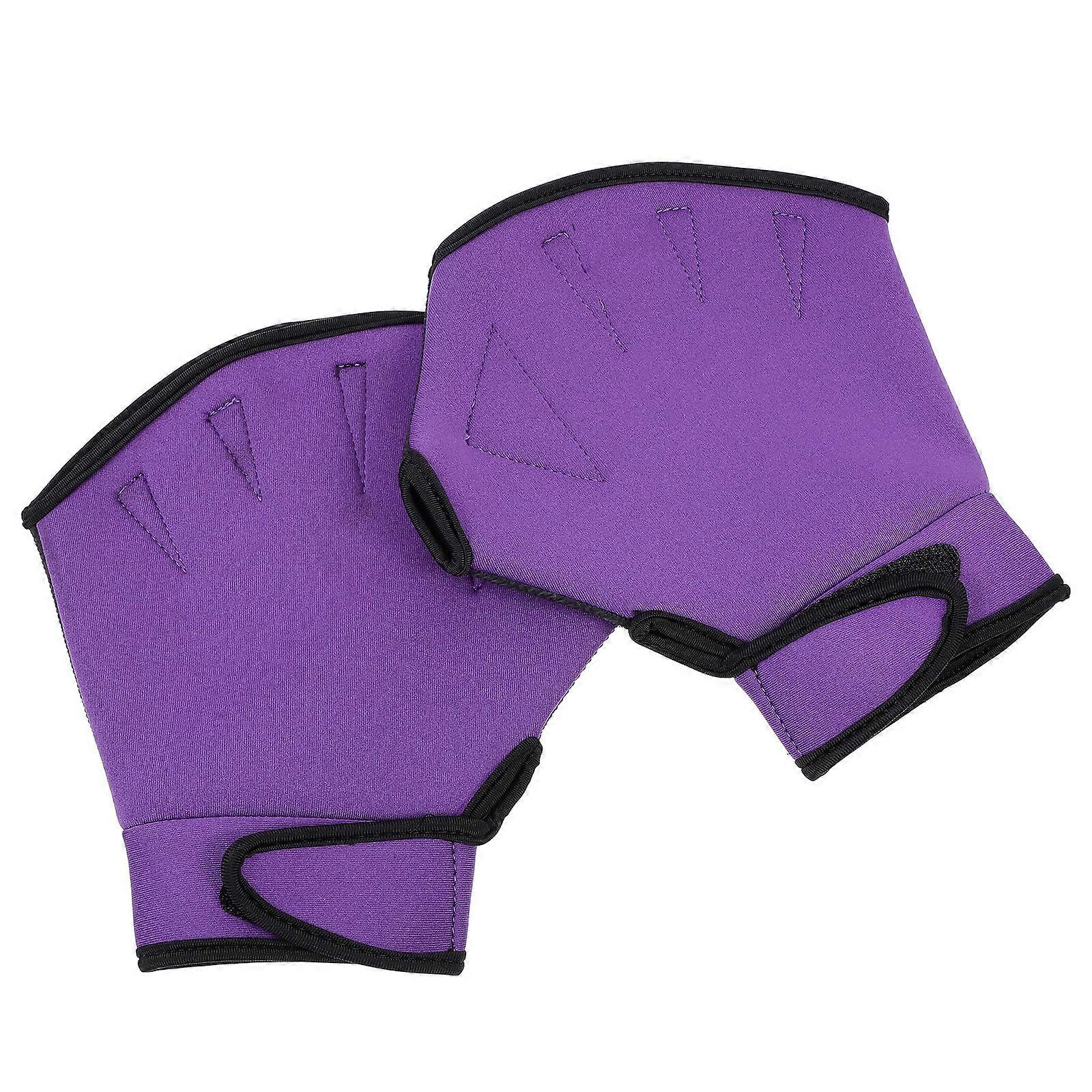 Swim Hand Cover Swim Training Gloves Comfortable Fit Nylon Material Swimmers 1 Pair