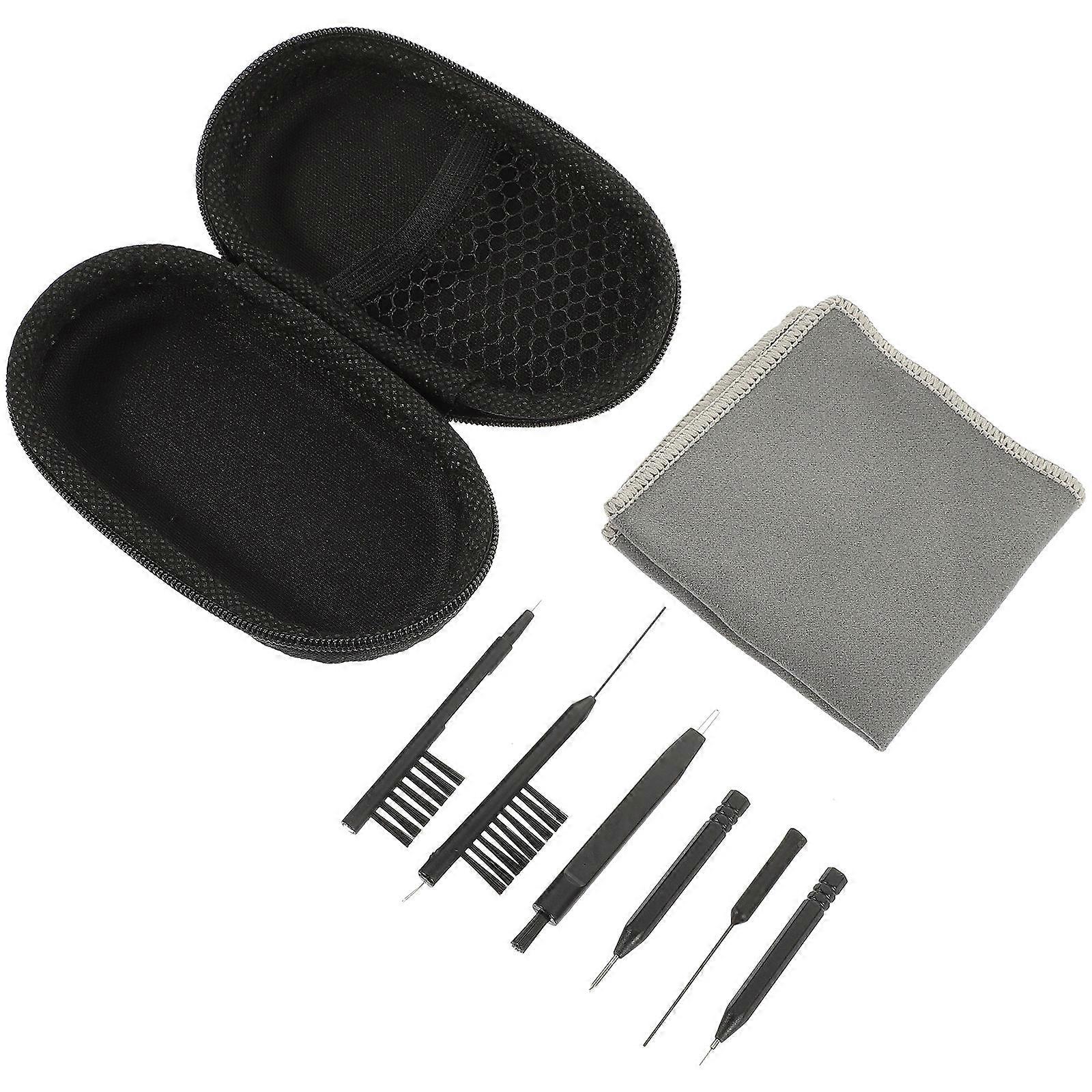 Hearing Aid Cleaning Tool Kit with PVC Brush for Daily Use Multi Color Safe Durable 1 Set