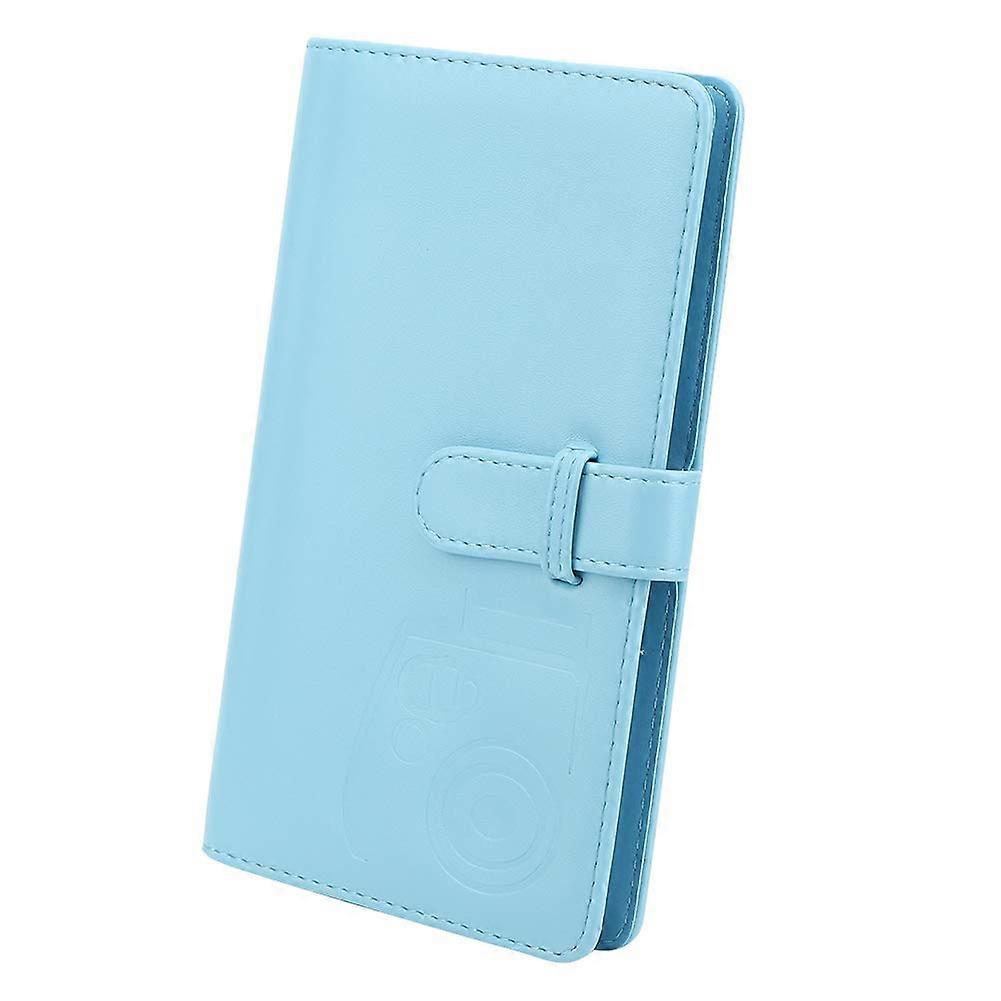 PU Universal Photo Album Card Case for 11/8/9/7s/25/70/90 Instant Camera, 3-Inch 96 Slots, Durable Storage Book