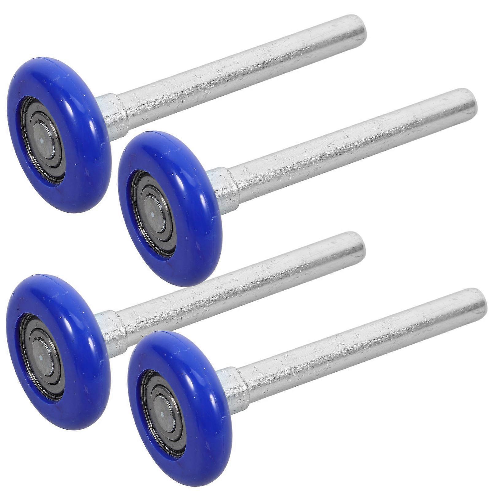 Nylon Garage Door Roller with Stem for Smooth Operation 4Pcs Replacement Set