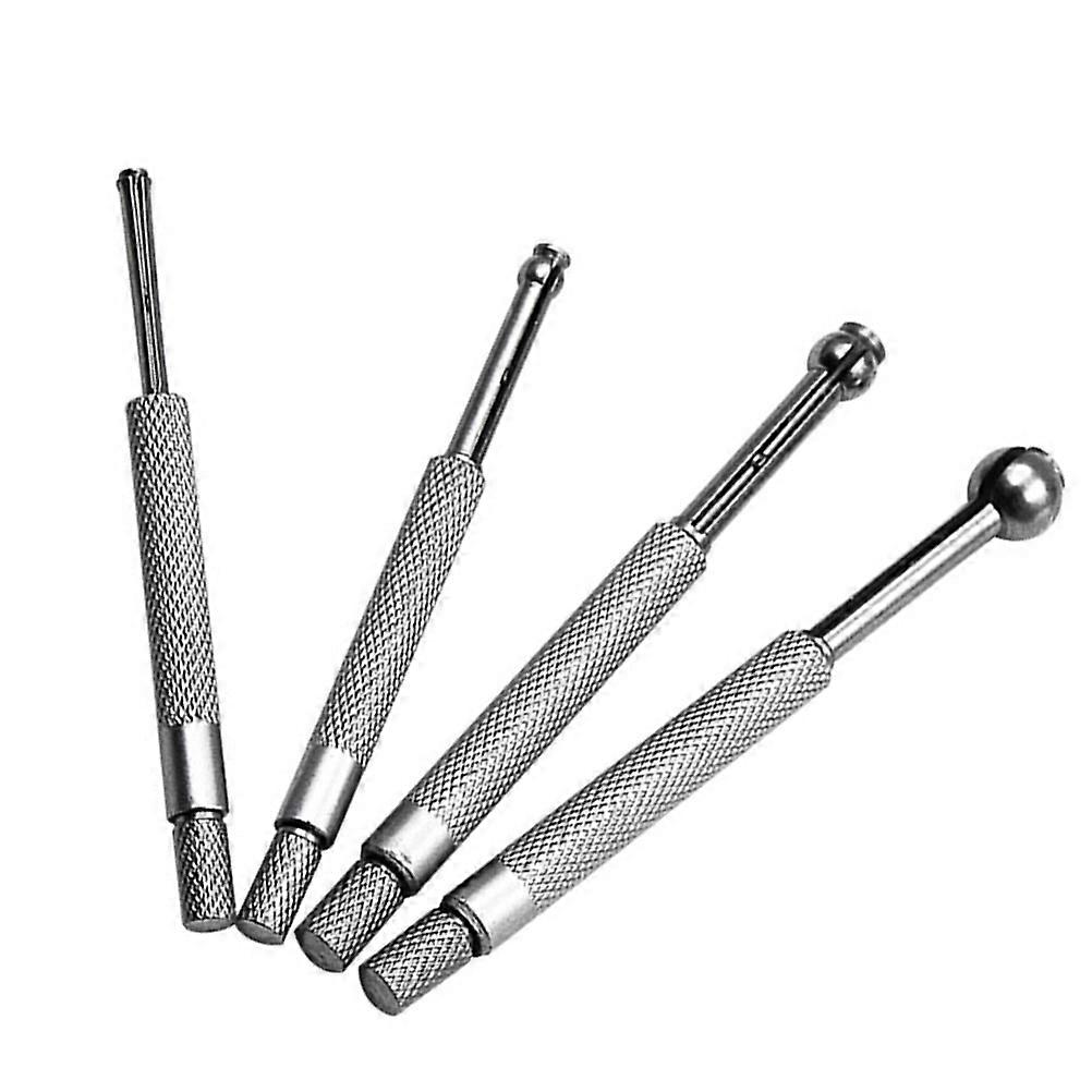 4 Piece Small Bore Hole Gauge Set, Precision Telescoping Gages with Hardened Spherical Tips, Includes Fitted Case for Deep and Tight Spaces