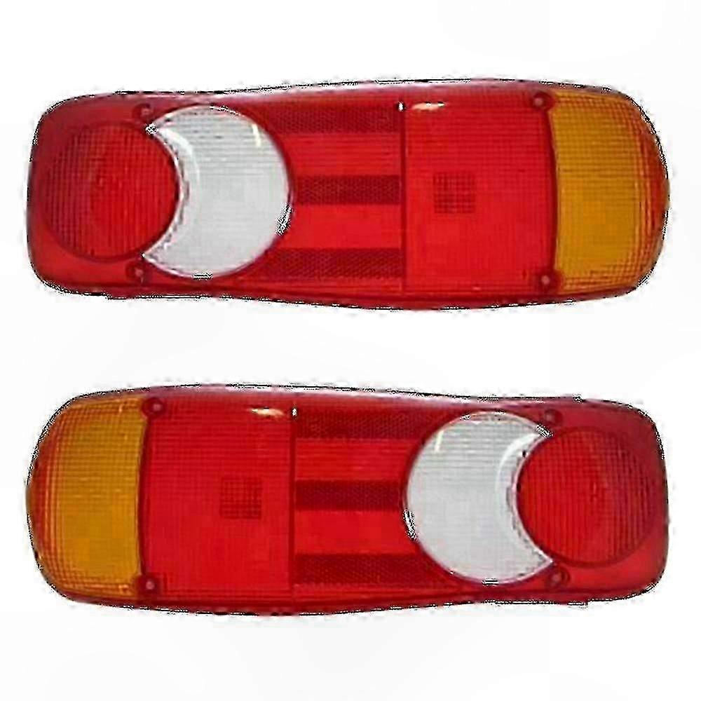 2-Pack Tail Light Covers Compatible with Daf Lf45 Lf55 Cabstar Trucks
