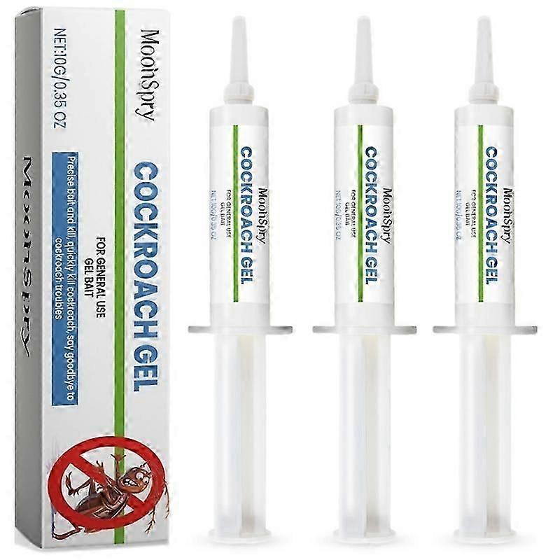 Cockroach Gel Bait Roach Pest Killer With Plunger Tip For Floor Kitchen Non-toxic