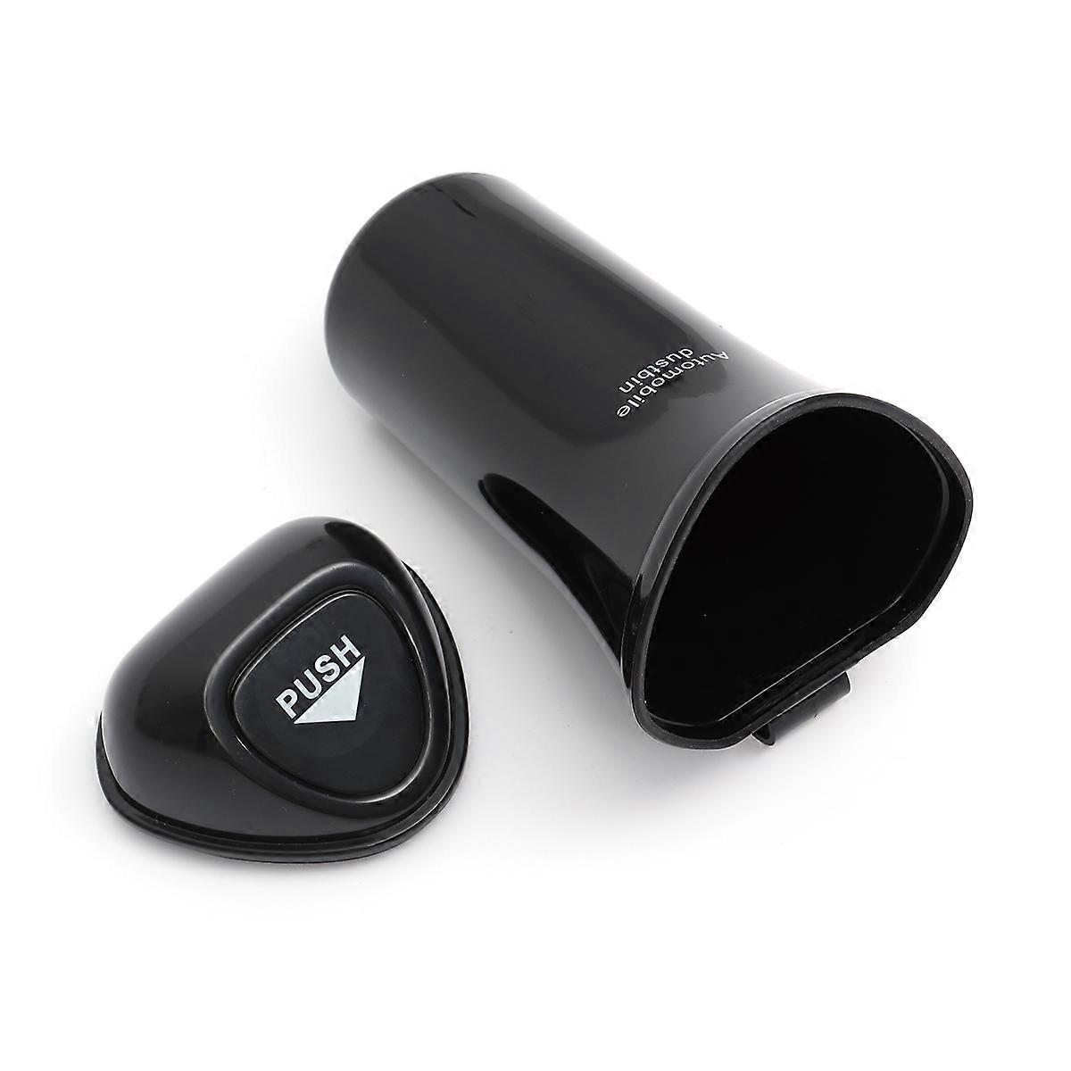 Portable Mini Automobile Dustbin Car Trash Can Car Organizer Leakproof Vehicle Trash Bin Garbage Can (Black)