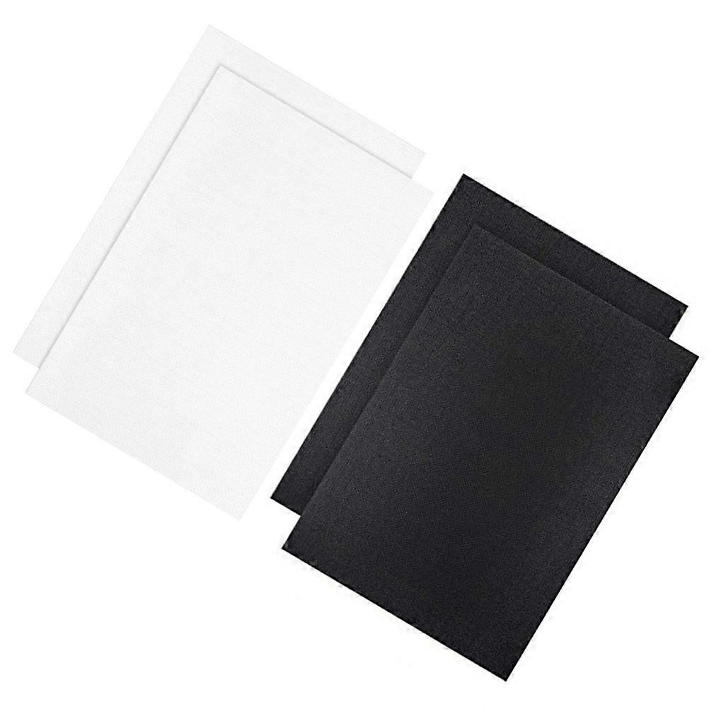 Sewing Material Embroidery Cloth Fabric Diy Handmade Needlework Rectangular Plain 45x30CM 4Pcs