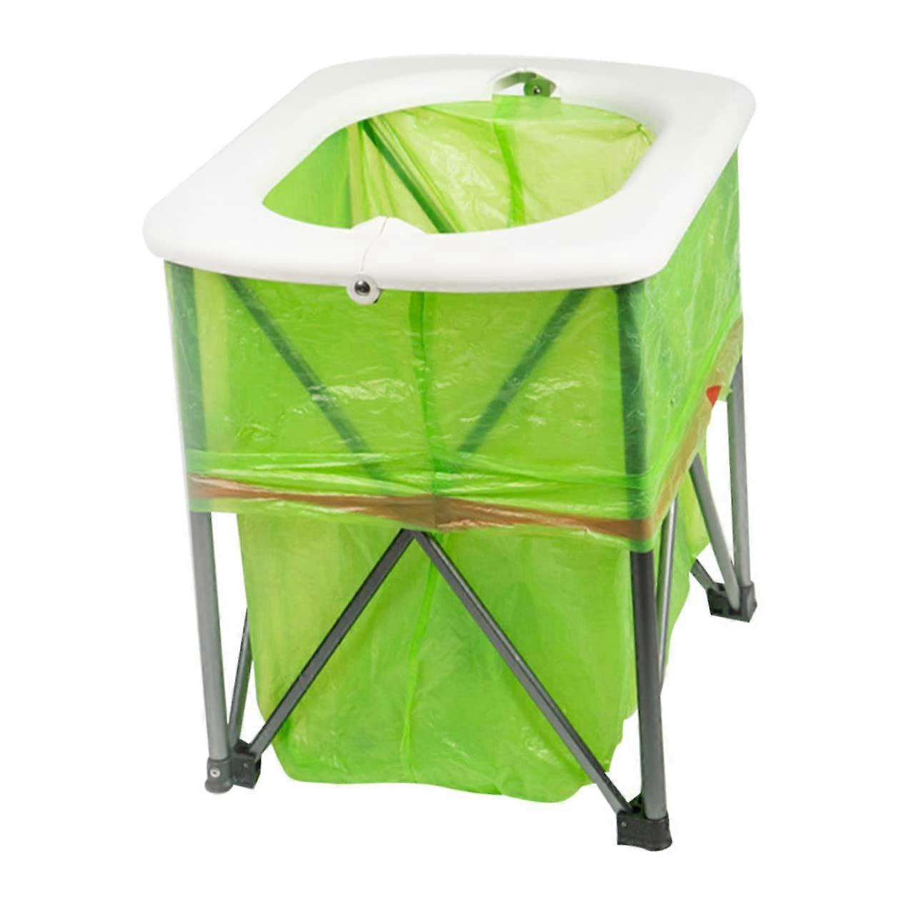Portable MultiPurpose Emergency Toilet for Outdoor Use, Compact Foldable Camping Stool