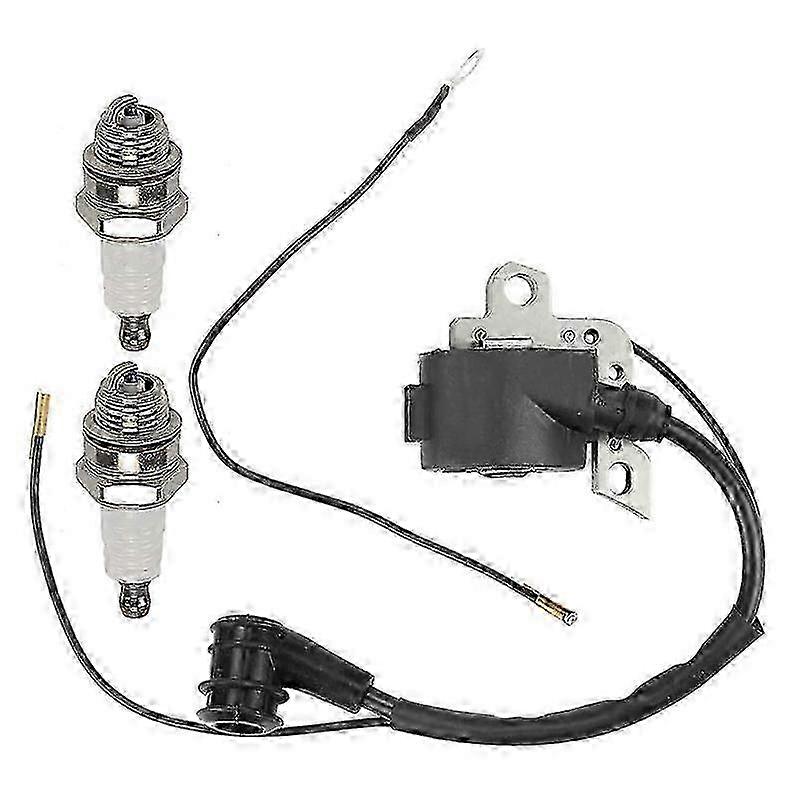 Ignition Coil with Spark Plug for STIHL 024 026 MS240 MS260 Chainsaw hwy