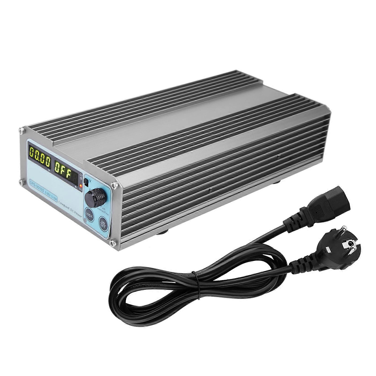 Digital Adjustable DC Switching Power Supply 10A 0-30V Variable Voltage Regulator Lab Bench PSU with Overload Protection