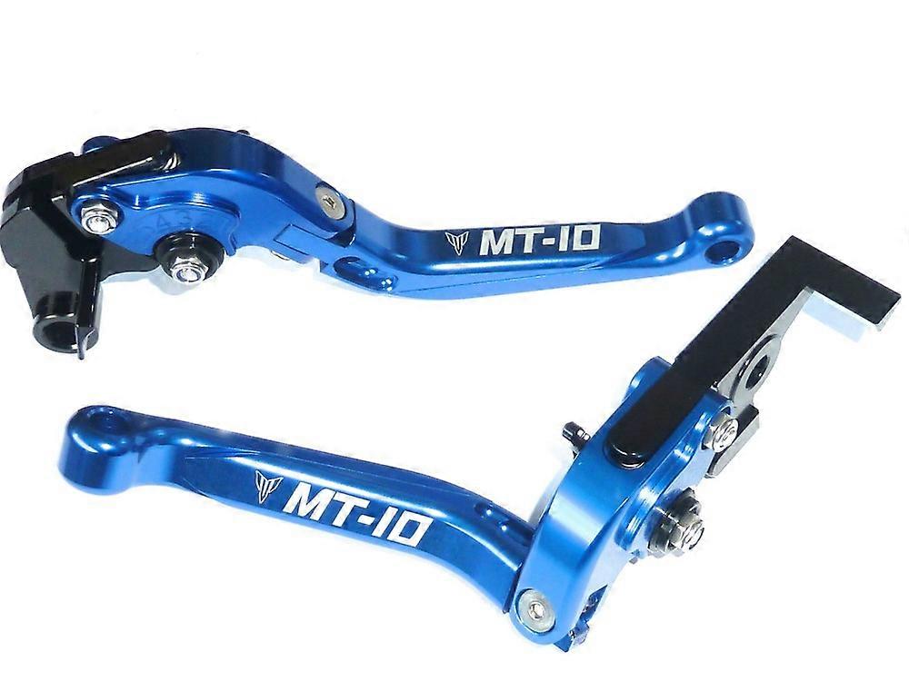 חל על YAMAHA MT-10 2016 - 2021 סט בלם כחול מתקפל וידית מצמד מסלול כביש S10Y