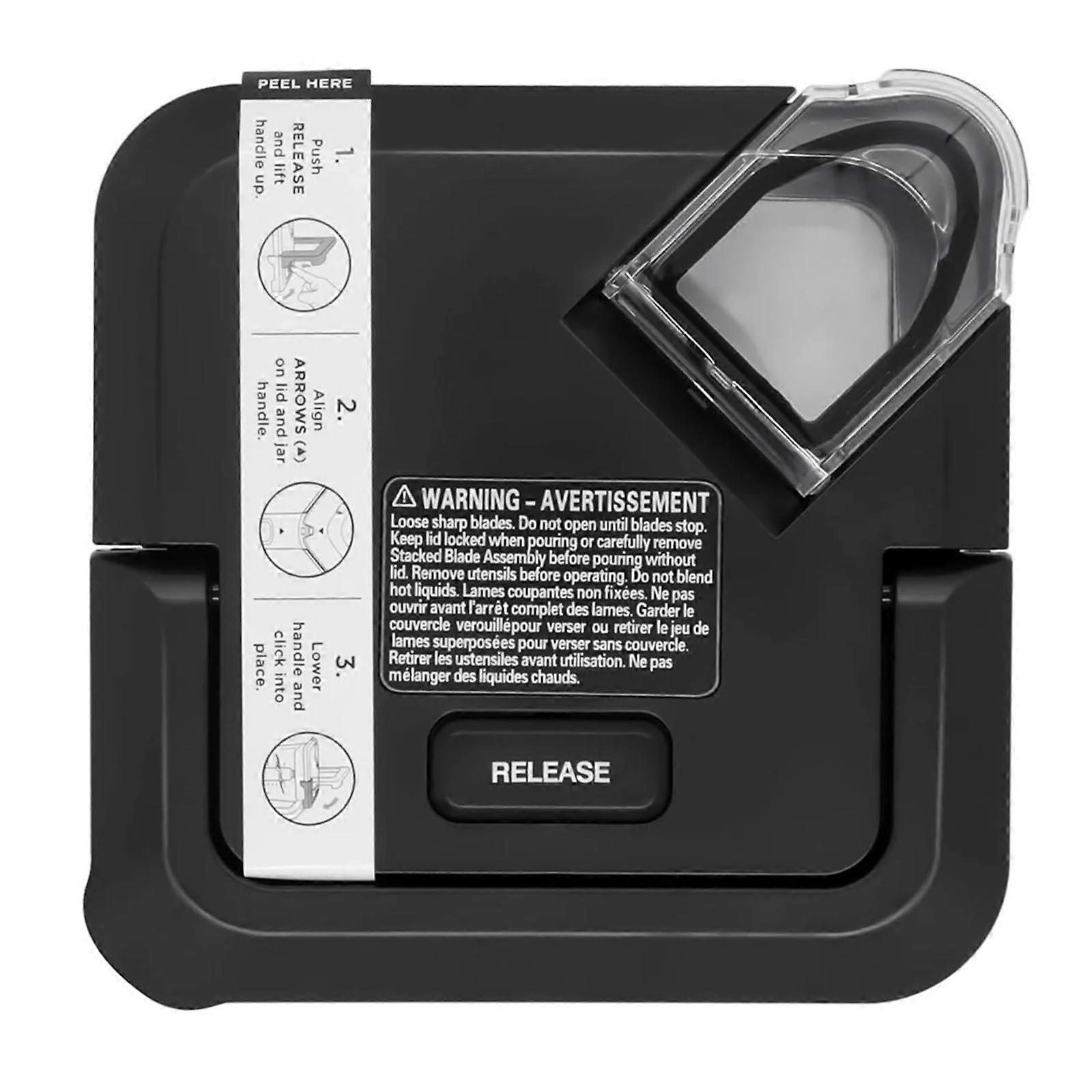 Replacement Lid with Locking Lid for 72oz XL Jugs, Square Replacement Cover Compatible with Ninja BL610 BL710WM BN701