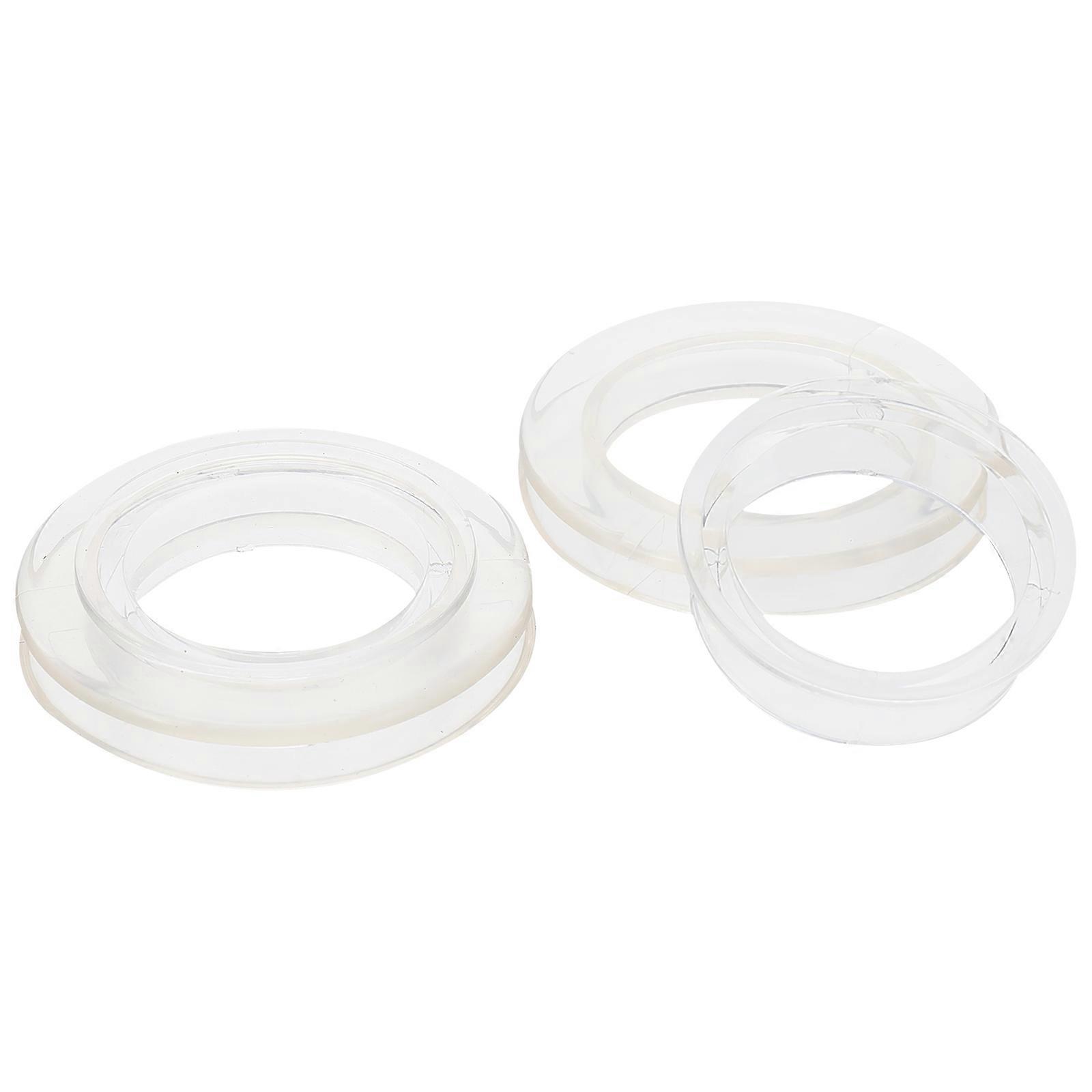 Silicone Umbrella Covers 2Pcs Outdoor Umbrella Accessories Family Friends Transparent Replacement for Table Protection